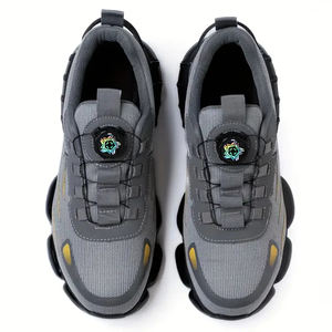 Zapatos de Seguridad JIANKUN Tipo Zapatilla Ligeros y Transpirables con Hebilla, Tejido Flyknit, Suela de PU, Función Antigolpes, Antipinchazos y Antideslizante - Product Image 5