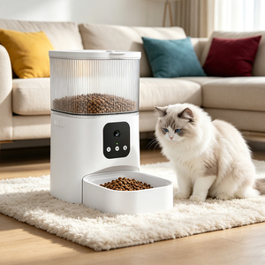 TransPet Feeder With Camera Pet Smart Feeder Automatic Pet Feeder Wifi Shock Resistant Pet Feeding Tool - Product Image 1