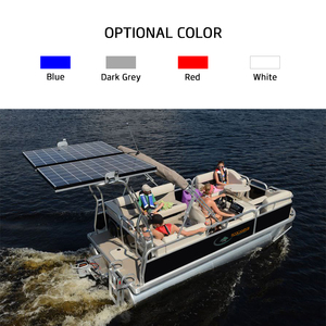 2025 Ecocampor Vente de pontons flottants <span class=keywords><strong>Bateau</strong></span> <span class=keywords><strong>ponton</strong></span> à moteur électrique avec remorque - Product Image 3