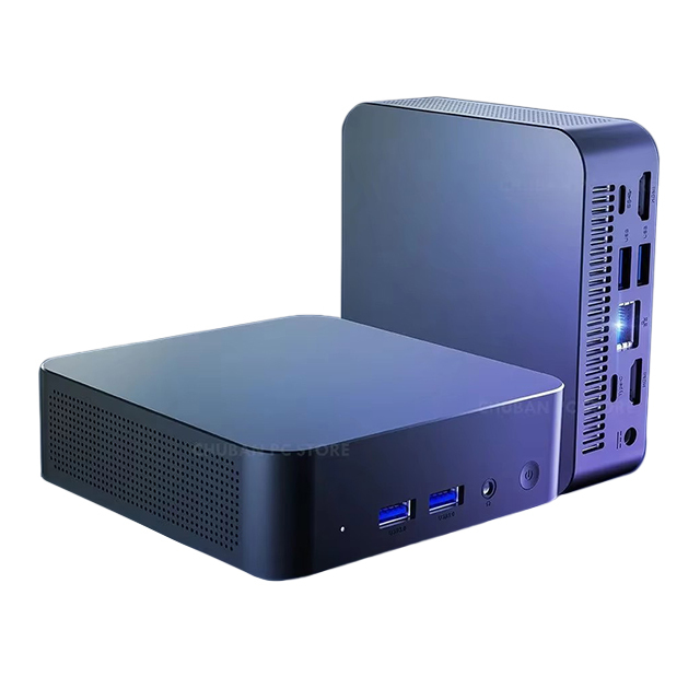 Mini PC Equipped with Win 11 Pro, Intel I9-8950HK 16GB Memory, 512GB SSD, ultra HD Graphics Card, the Size of Half a Smartphone.