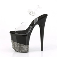 8 pouces-20cm Tiangao Discothèque Sexy Pole Dance Talons Hauts Modèle Européen Plate-Forme Imperméable Talon Aiguille Slip-On Plus Size
