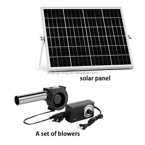 Calentador de Aceite Usado Multicombustible, Combustión sin Humo con Llama Ajustable, Ventilador de Aire Forzado y Panel Solar, Compatible con Utensilios de Cocina - Product Image 2