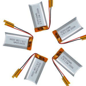 <span class=keywords><strong>Mejor</strong></span> venta 3,7 V batería recargable de litio 602040 702040 baterías de litio 802040 3,7 V 600mAh li-polímero pequeña batería lipo - Product Image 6