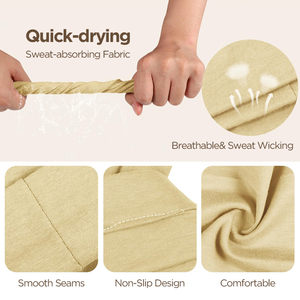 Bandeau élastique personnalisé par le fabricant, bandeau de sport très extensible, bandeau anti-dérapant pour hommes et femmes - Product Image 3