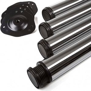 Cold Rolled Steel & Plastic Furniture Legs-Modern Decorative Feet for Hospital & Outdoor Use Adjustable Height - Product Image 1