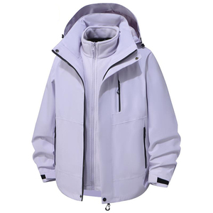 Veste coupe-vent en polaire pour hommes, grande taille, pour les travailleurs, ski d'hiver, alpinisme, imperméable, coupe-vent, fermeture éclair - Product Image 5