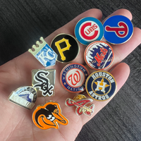 Pines Deportivos Metálicos Antiguos Al Por Mayor, Pines de Solapa de Béisbol de EE. UU., Pines Esmaltados del Equipo de EE. UU. para Gorra para Fanáticos del Club de Béisbol Americano