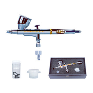 Aerógrafo de Doble Acción Phanton NW193 de 0.3mm con Alimentación por Gravedad, Herramienta de Pulverización para Arte, Velocidad Ajustable, Portátil, Vaso de 7.0cc - Product Image 1