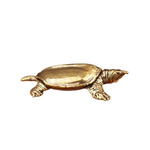 Adorno de Tortuga de Latón Sólido, Estilo Clásico, Decoración para el Hogar, Figura de Animal de Metal, Decoración para Interiores, Exteriores y Oficina - Product Image 5