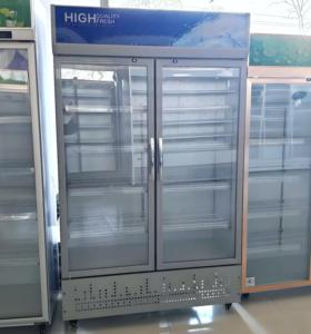 Thiết bị thương mại siêu thị cửa kính đồ uống Showcase tủ lạnh hiển thị tủ lạnh - Product Image 2