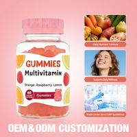 Vrouwen Energie Immuniteit Ondersteuning Multivitamine Gummies Voedingssupplement voor Geheugenverbetering Private Label Supplementen