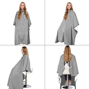 Cape de Coiffure Professionnelle Personnalisable avec Logo pour Salon de Barbier, en Polyester Imperméable, Taille Ajustable, Plusieurs Styles - Product Image 4
