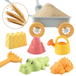 Juego de Juguetes de <span class=keywords><strong>Playa</strong></span> para Niños Estilo Nórdico Danés, Palas de Bambú/Ratán, 0-24 Meses, Herramientas para Jugar <span class=keywords><strong>en</strong></span> la Arena, Excavar y Jugar con Agua - Product Image 6