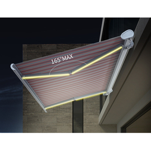 Toldo retráctil personalizado para exteriores, toldo plegable eléctrico para techo deslizante, marco de aleación de aluminio, toldos retráctiles de Material metálico - Product Image 3