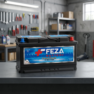 Feza 12V 100Ah Automotive <b>Battery</b> Maintenance-Free High-Performance New Long-Life Calcium Technology OEM Supplier Gray Black - Product Image 3