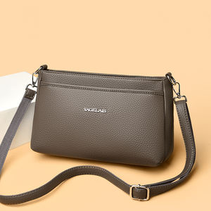 Nouveau Sac Messager 2026 à Motif Géométrique Vintage en PU. La doublure est en polyester.3798 - Product Image 3