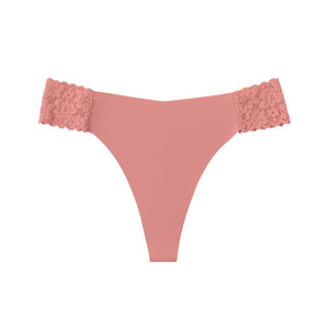Tangas sin Costuras para Mujer, Color Sólido, Suaves y Elásticas, de Cintura Baja, Ropa Interior Transpirable, para Deporte o Uso Diario, Venta al Por Mayor - Product Image 1