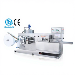 PLC触摸屏控制湿巾机，适用于中小型湿巾厂投资，湿巾生产设备 - Product Image 1