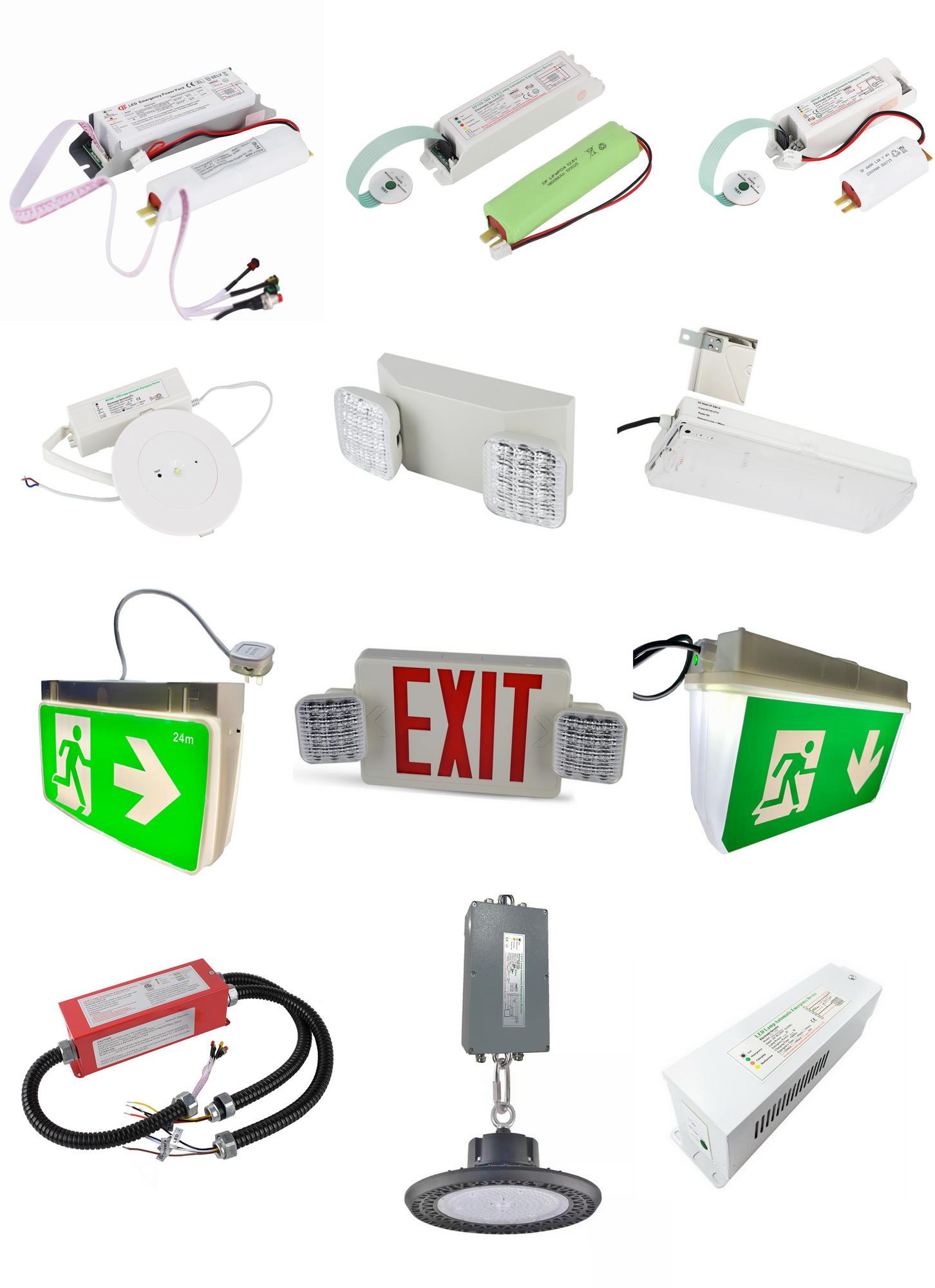 Single or double-sided led emergency exit light backup emergency ligting/emergency lighting 3W 3hours.