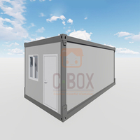 Cbox Mini Maison Préfabriquée Pliable en Kit, Maisons Préfabriquées, Bureau Pliable en Conteneur de 20 Pieds