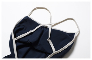 <span class=keywords><strong>Heidi</strong></span> Active – Tenue de sport une pièce de haute qualité, respirante, écologique, séchage rapide, avec bretelles croisées ajustables et effet froncé aux fesses, coupe évasée - Product Image 5
