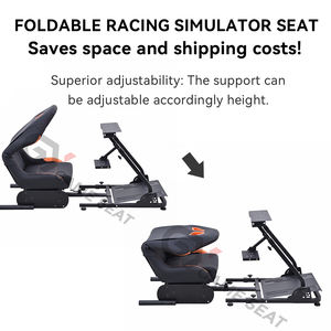 GY033 Premium Car <span class=keywords><strong>F1</strong></span> Gaming Racing Simulator Cockpit Sim Racing Cockpit Race Car Driving Simulator Volante Mount - Product Image 2