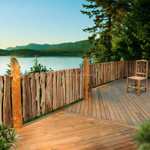 Teck Bois Clôtures En Bois Naturel Rustique Fait Main d'indonésie - Product Image 1