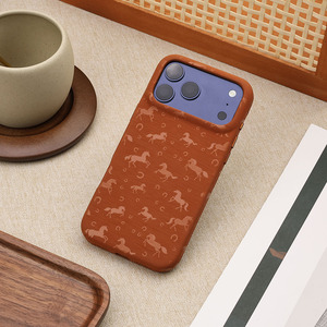 เคสโทรศัพท์ Zenos พรีเมียม หนัง PU ลายม้า กันกระแทก กันลื่น ดีไซน์เรียบง่ายแต่สวยงาม สำหรับ iPhone 18/17/16/15 - Product Image 2