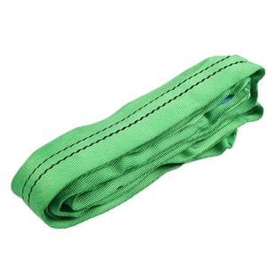 高力1t 2t 3t 4t 5t 6t 8t <span class=keywords><strong>10t</strong></span>リフティングラウンドソフトウェビングスリングポリエステルUHMWPE欧州標準EN1492-2:2000 - Product Image 2