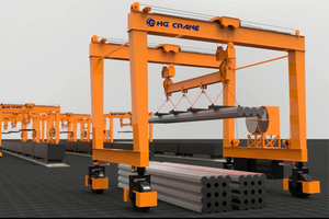 Grúa Pórtico Contenedorizada con Neumáticos de Caucho, Grúa RTG de 10, 20, 40, 60 Toneladas, Transportador de Puente de 30 Toneladas, Precio - Product Image 3
