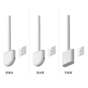 Offre Spéciale Wc tête plate brosse à poils souples flexibles brosses <span class=keywords><strong>de</strong></span> nettoyage Base étanche à l'<span class=keywords><strong>eau</strong></span> brosse <span class=keywords><strong>de</strong></span> <span class=keywords><strong>toilette</strong></span> respirante en silicone - Product Image 5