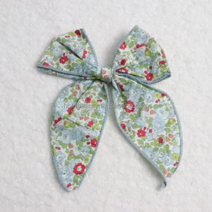 Accessoires pour cheveux personnalisés avec motif imprimé, queues de cheval, fleurs, nœud <span class=keywords><strong>Liberty</strong></span> of London, nœud, bandeau pour cheveux pour le printemps et l'été - Product Image 3