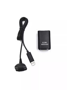 <b>For</b> <b>Xbox</b> 360 <b>Power</b> Kit Charger - Dual NiMH Batteries Smart Charging <b>Cable</b>,Charger with LED <b>Power</b> Monitor Eco-Friendly Energy Set - Product Image 4