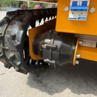 Chariot de manutention électrique silencieux télécommandé à châssis plat pour espaces étroits en entrepôt