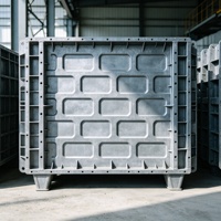Panneau de coffrage en plastique FRP sur mesure, plastique renforcé de fibres de verre, moule à béton, moulage par injection, construction personnalisée