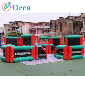 קיר בונקר מתנפחים קיר עבור מסחרי חץ וקשת חיצונית מסחרי משחק יריות קיר מתנפחים בונקר - Product Image 6