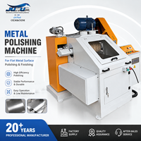 Machine de polissage industrielle pour métaux avec couvercle anti-poussière, polisseuse écologique pour tôles en acier inoxydable