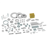 Sampel cincin Generator Neodymium Magnet roda gila busur pola blok permukaan dilapisi industri NdFeb permanen