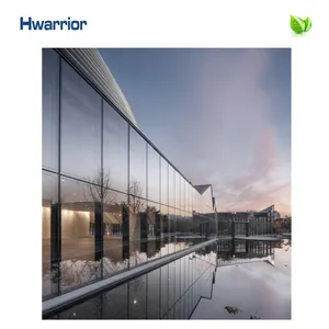 Perfil de aleación de aluminio Hwarrior, empresa de muro cortina de vidrio de cualquier color