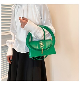 Brand Handbags for Women 2023 Fashion Big <strong>Round</strong> Handle Purse Luxury Design Hand <strong>Bags</strong> Ladies <strong>Pu</strong> Leather Crossbody Shoulder <strong>Bag</strong> - Product Image 5