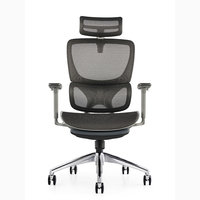 Chaise de jeu ergonomique JNS-102 en maille à dossier haut, avec appui-tête 3D, conforme au rapport BIFMA pour mobilier de bureau – Vente en gros