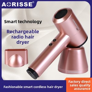 Sèche-cheveux rechargeable au lithium-ion pour usage domestique, petit <span class=keywords><strong>appareil</strong></span> portable pour les dortoirs étudiants avec air chaud et froid - Product Image 2