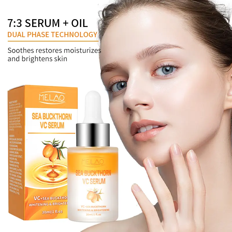 Sea Buckthorn Vc Serum Extract And Vitamin E To Help Hydrate And & Strengthen Skin Barrier Niacinamide Cream Deep Nourishing