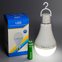 Camping en plein air LED AMPOULE LUMIÈRE Rechargeable D'urgence Lumière Led D'urgence Ampoules 7/9/12/15w Batterie Intégrée Luces De Emergencia