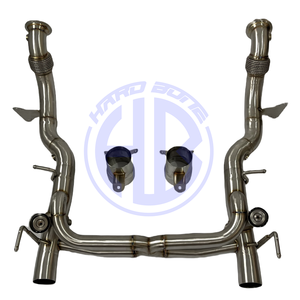 Système de catback d'échappement en acier inoxydable de haute qualité de 1.2mm et tuyau de descente pour Ferrari 488 GTB Universal Fitment - Product Image 2