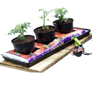 Garden Heavy Duty Greenhouse Plant Growing Tomato Grow Bag Pot <strong>Tray</strong> Self <strong>Watering</strong> Grow Plant Pot <strong>Tray</strong> - Product Image 1