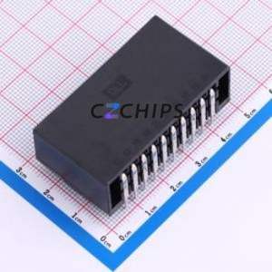 DL3810-20AW Automotive Connector Bent Lead Through Hole,P=3.81mm Connector Automotive Connector Socket 20P 3.81mm 2 - Product Image 2