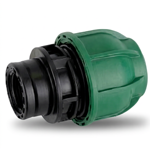 Raccord de tuyau en plastique vert, connecteur de tube droit pour système de conduite d'irrigation - Product Image 1