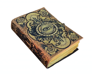 Carnet de notes vintage gothique Grimoire de la Sorcellerie à bords festonnés pour l'écriture, le dessin et le journalisation - Product Image 6