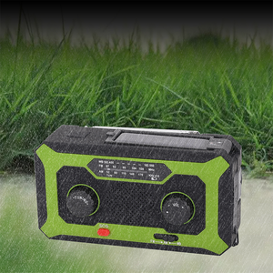 Khẩn cấp đa chức năng năng lượng mặt trời Crank <span class=keywords><strong>Radio</strong></span> với 9 LED siêu sáng đèn pin 4000mAh ngân hàng điện thông minh sạc điện thoại - Product Image 5